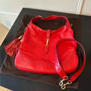 Red Leather Hobo❤️